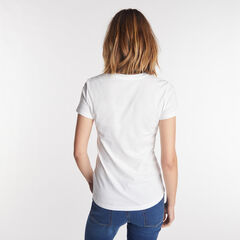 DIAGONAL COLORBLOCK LOGO TEE,Bright White,large