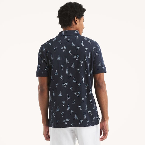 Classic Fit Printed Polo