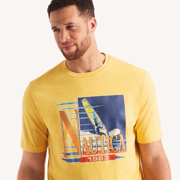 Big & Tall Windsurfing Graphic T-Shirt