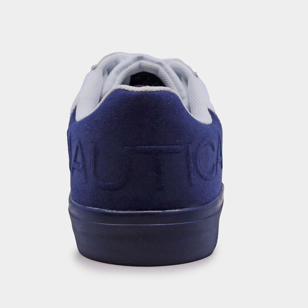 TWO-TONE LOGO SNEAKER,Navy,large