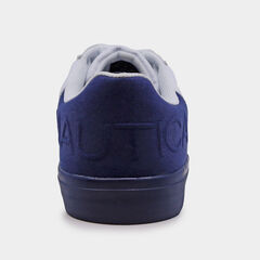 TWO-TONE LOGO SNEAKER,Navy,large