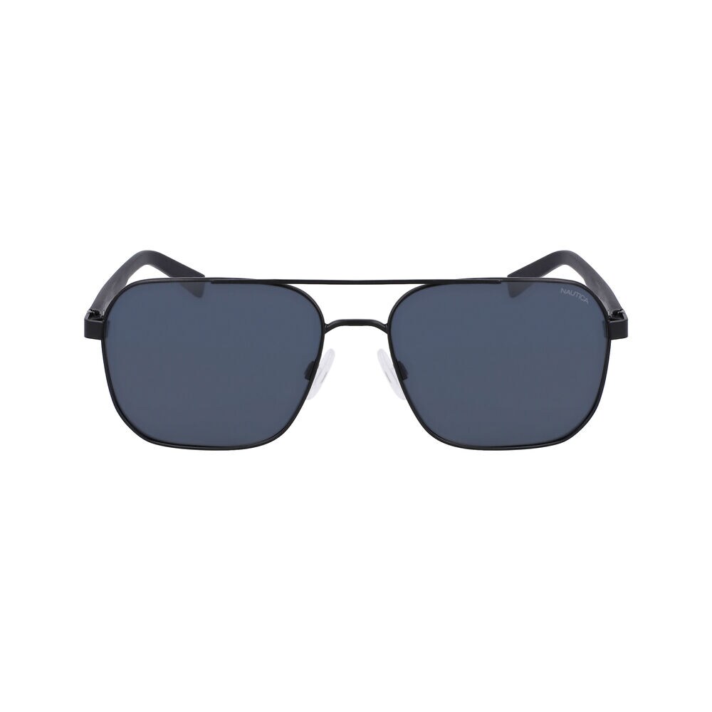STYLE CAPTAIN NAVIGATOR SQUARE SUNGLASSES,Black Onyx,large