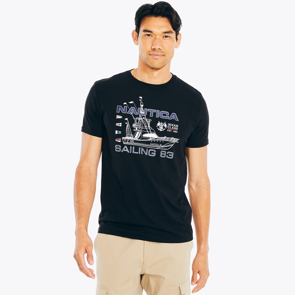N-83 Graphic T-Shirt,True Black,large