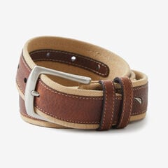 Khaki Canvas Belt,Oyster Brown,large