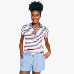 5-BUTTON POLO,Bright White,large