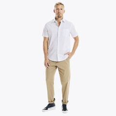 NAVTECH ANCHOR PRINT SHORT-SLEEVE SHIRT,Bright White,large