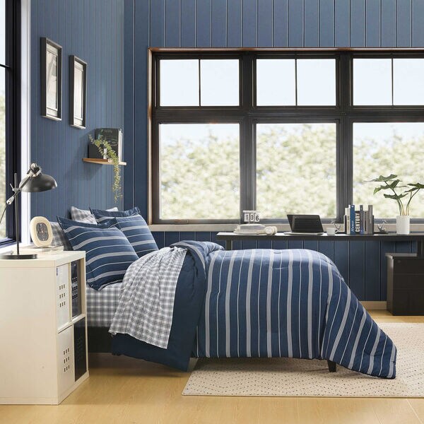 Mariners Stripe Queen Comforter Set 