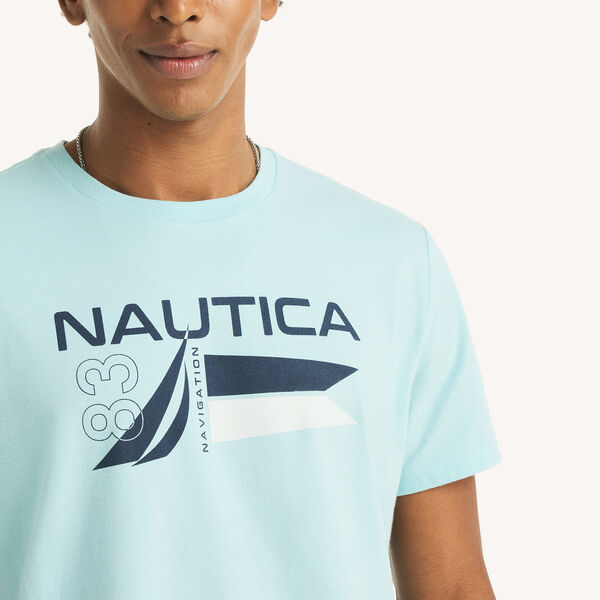 Logo & Flag Graphic T-Shirt