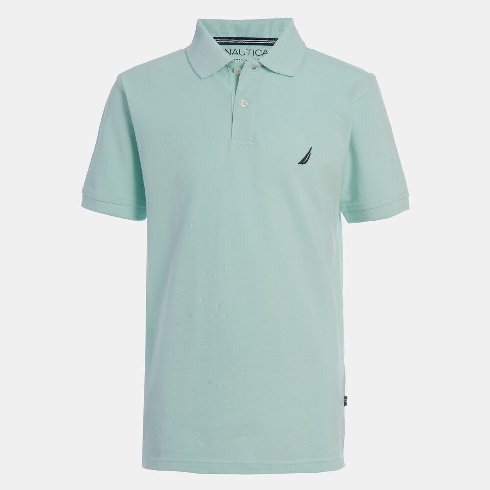 LITTLE BOYS' CLASSIC DECK POLO (4-7),Aquabreeze,large