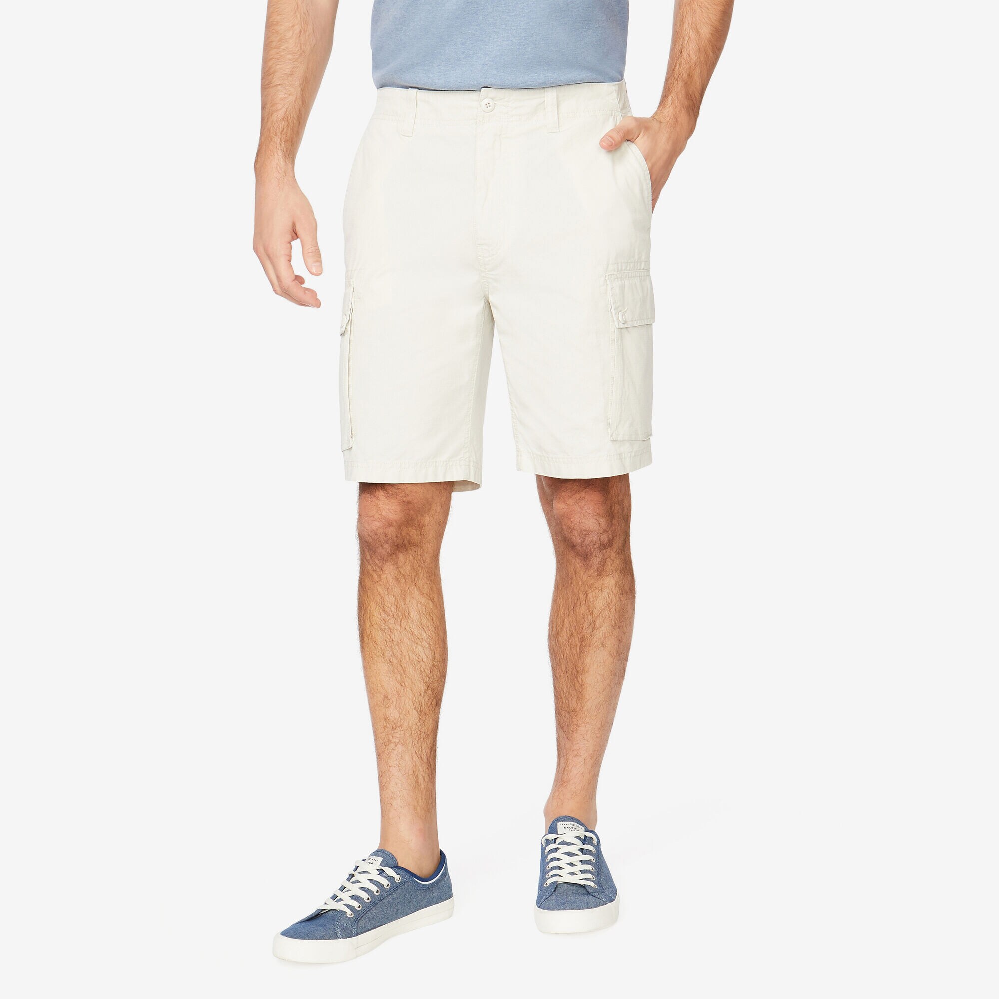 9.5" RIPSTOP CARGO SHORT,Nautica Stone,large