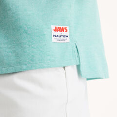 JAWS x Nautica Short-Sleeve Camp Shirt,Wave Green,large