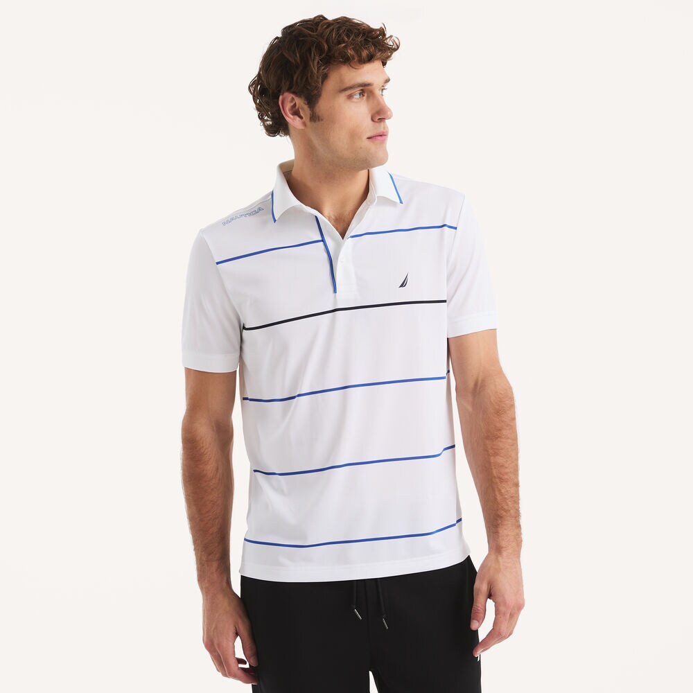 Navtech Classic Fit Polo,Bright White,large