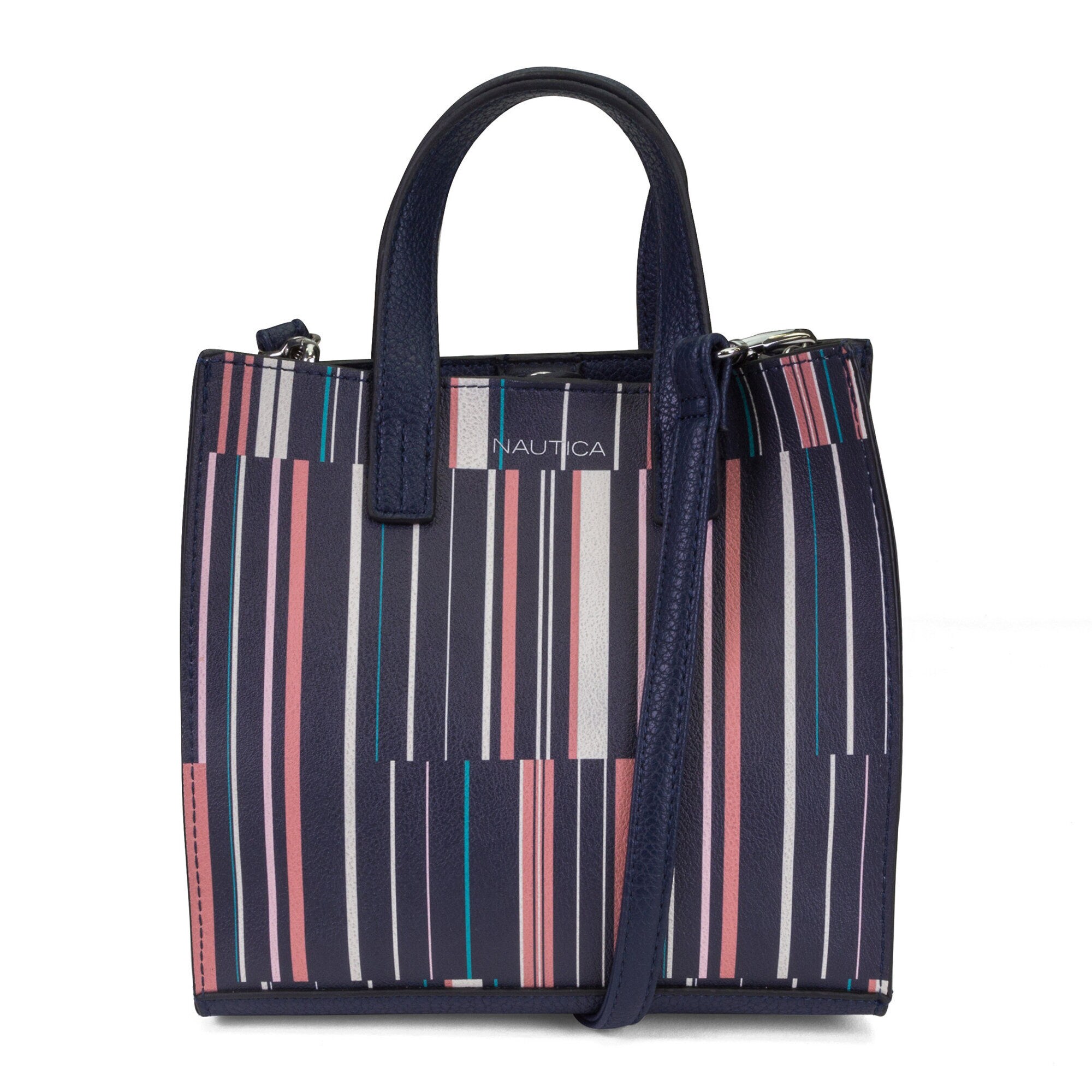 Paddle Creek Striped Crossbody,Nautica Red/Orange,large