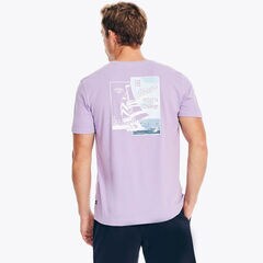 Big & Tall Sustainably Crafted Ocean Exploration Graphic T-Shirt,Ocean Violet,large