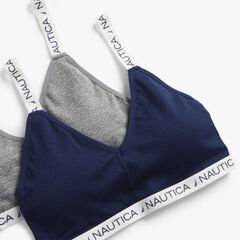 SEAMLESS LOGO BRAS, 2-PACK,Workshirt Blue,large