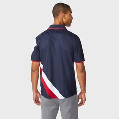 NAVTECH SUSTAINABLY CRAFTED CLASSIC FIT DIAGONAL POLO,Navy,large