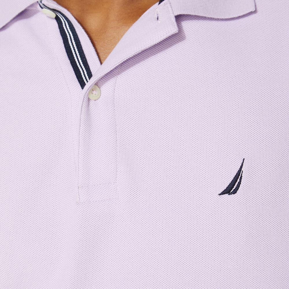 BIG & TALL STRETCH MESH POLO,Lavendula,large