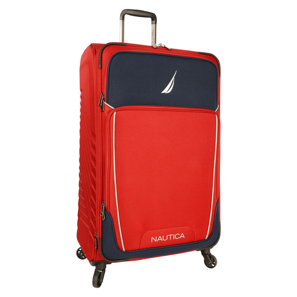 Dockyard Expandable Spinner Luggage,Sailor Red,large