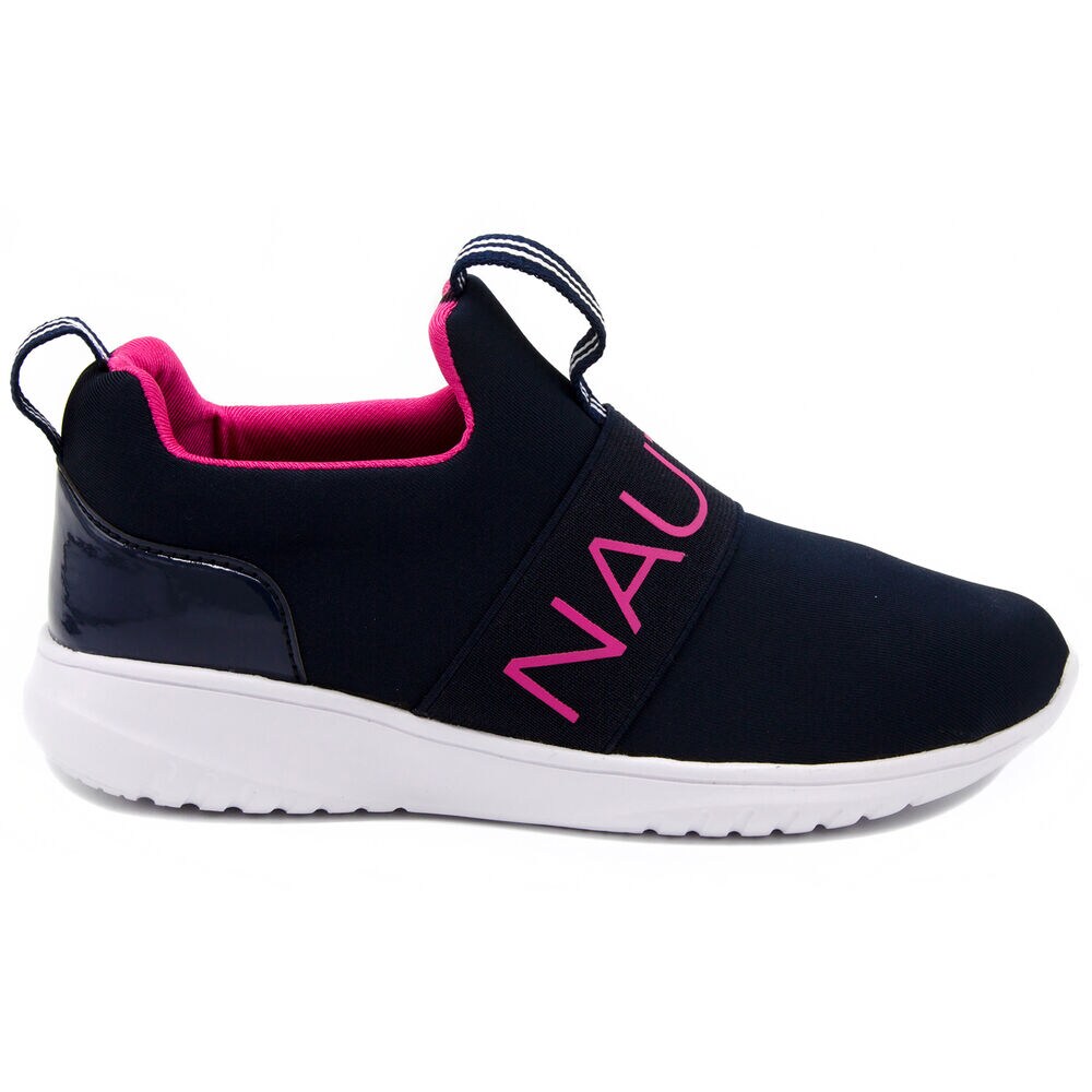 GIRL'S LIGHTWEIGHT EVERYDAY SNEAKER,Sapphire/Pitch Yellow,large