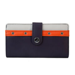 Montauk Tab Clutch Wallet,Orange,large