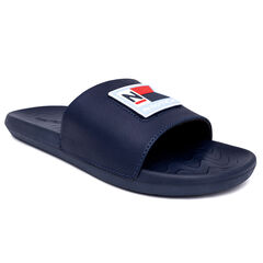 Logo Slide Sandal,Ice Blue,large