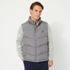 QUILTED TEMPASPHERE VEST,Grey Shadow,large