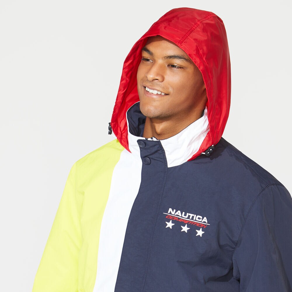 COMPETITION COLORBLOCK JACKET,Navy,large