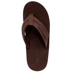 Topaz Flip-Flop,Brown Stone,large