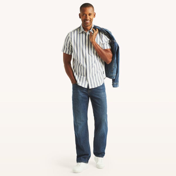 Nautica Jeans Co. Striped Short-Sleeve Shirt
