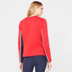 NAUTICA EMBOSSED COLORBLOCK SWEATSHIRT,Tomales Red,large