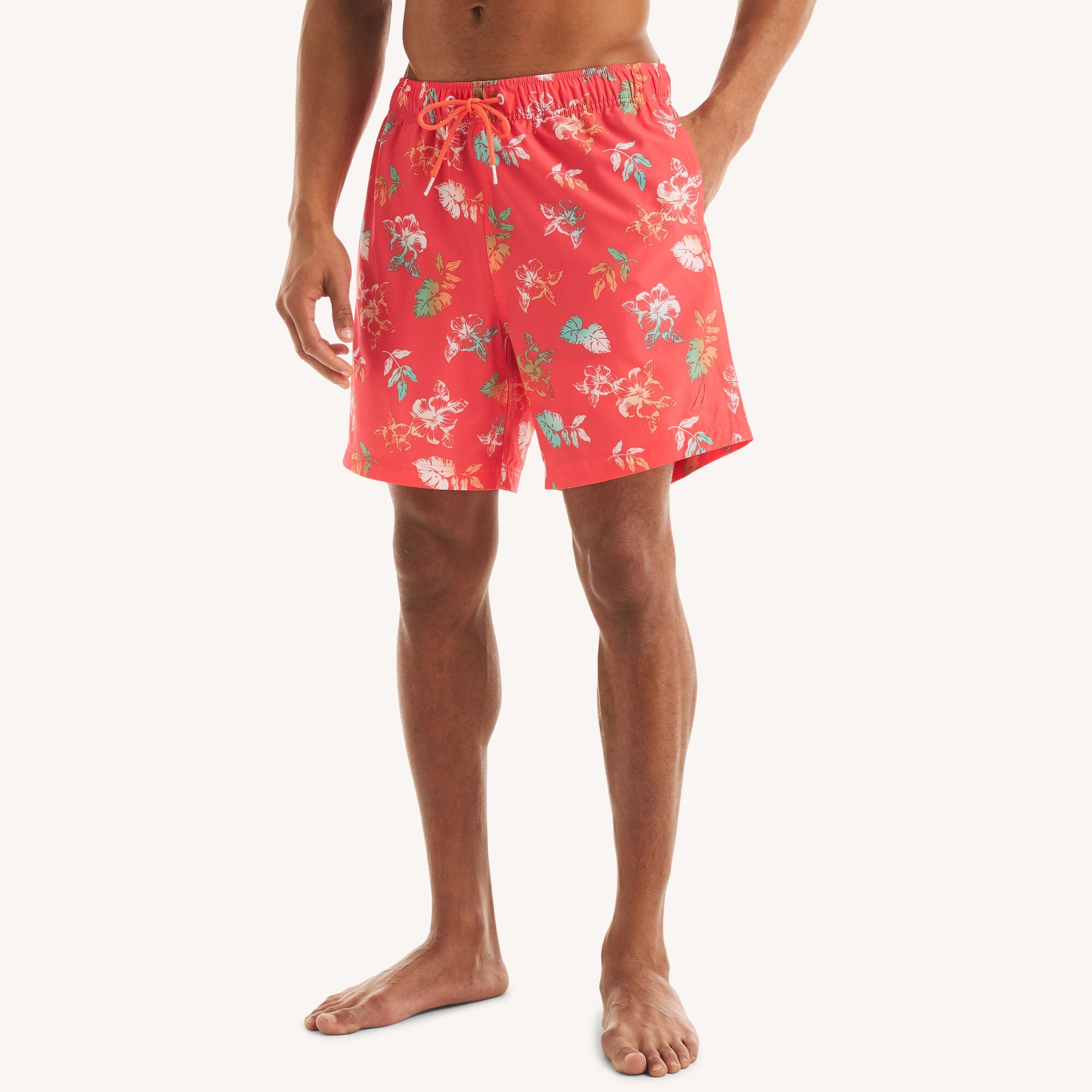 7" Printed Quick-Dry Swim,Coral Cruise,large