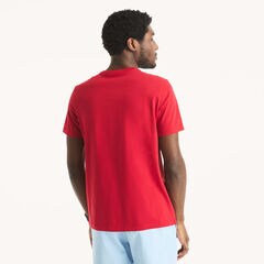 Sailing Crew Graphic T-Shirt,Nautica Red,large