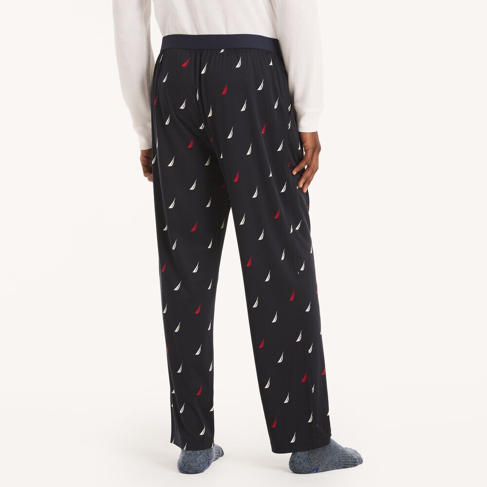 Printed Pajama Pant,Navy,large
