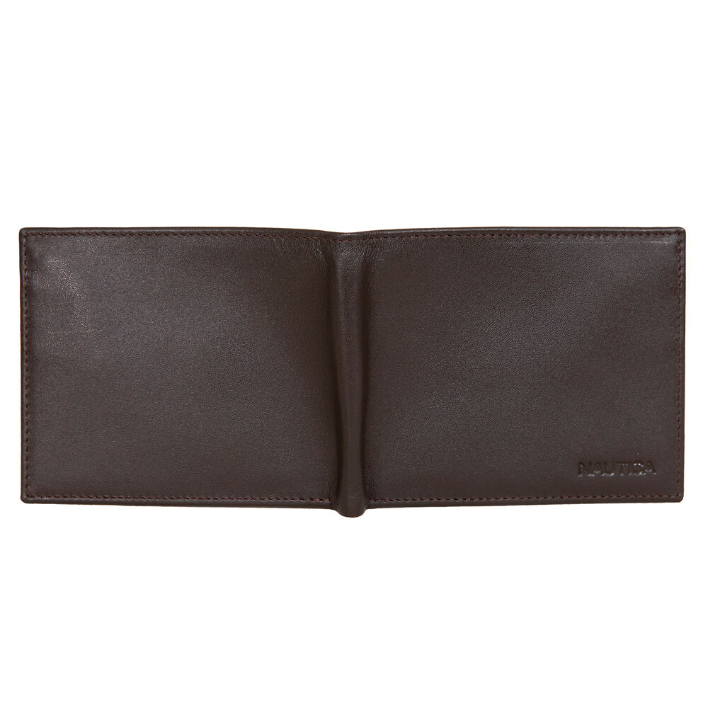 LOGO WALLET GIFT SET,Brown Stone,large