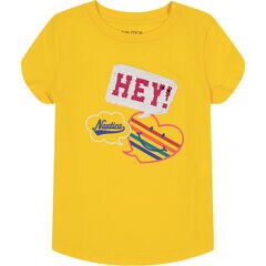Girls' Hey Nautica T-Shirt (7-16),Neon Yellow,large
