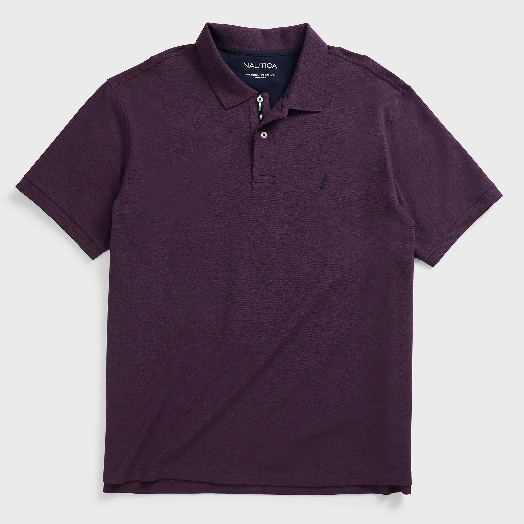 BIG & TALL STRETCH MESH POLO,Majestic Purple,large