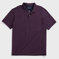 BIG & TALL STRETCH MESH POLO,Majestic Purple,large