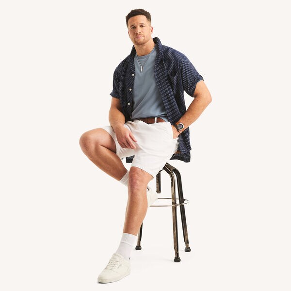 Big & Tall Heather Crewneck Deck T-Shirt