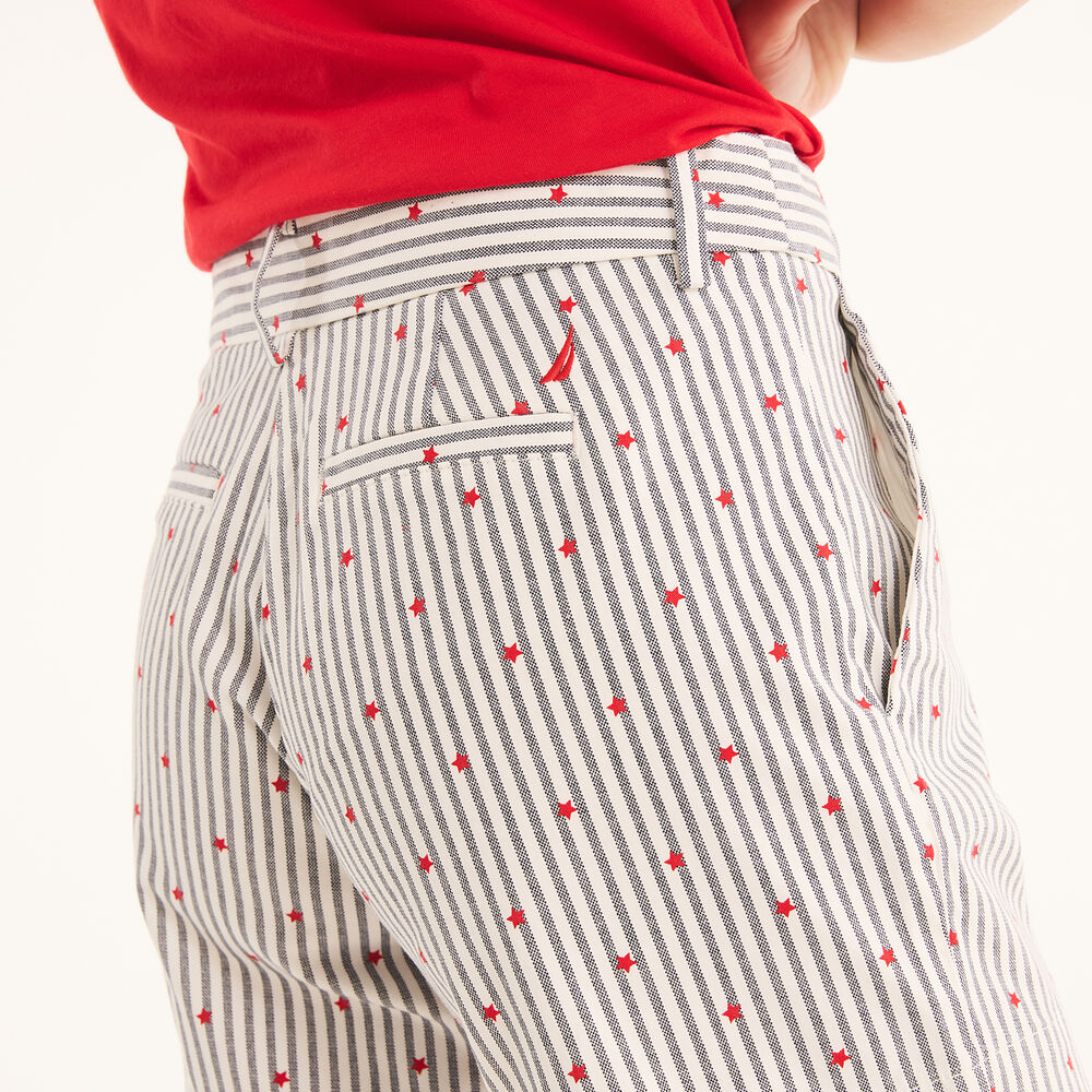 6" Stretch-Twill Printed Short,Stellar Blue Heather,large