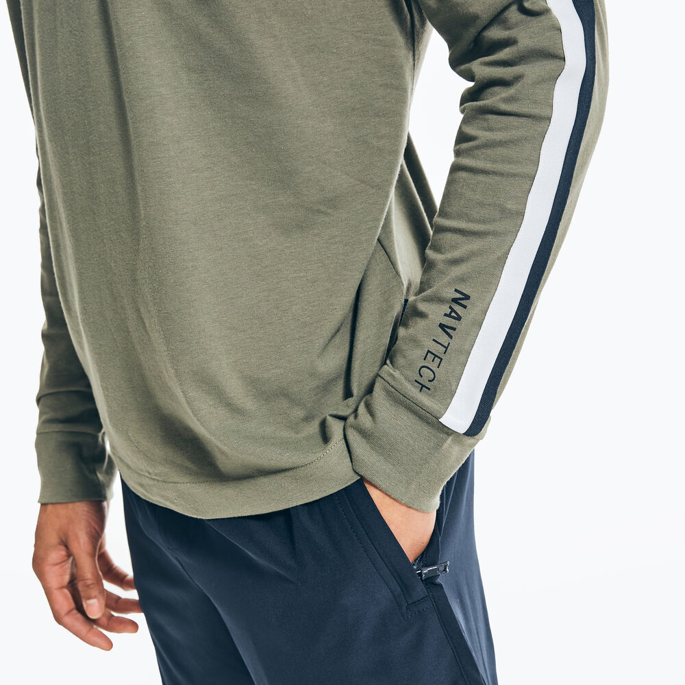 NAVTECH LONG-SLEEVE POCKET T-SHIRT,Hillside Olive,large