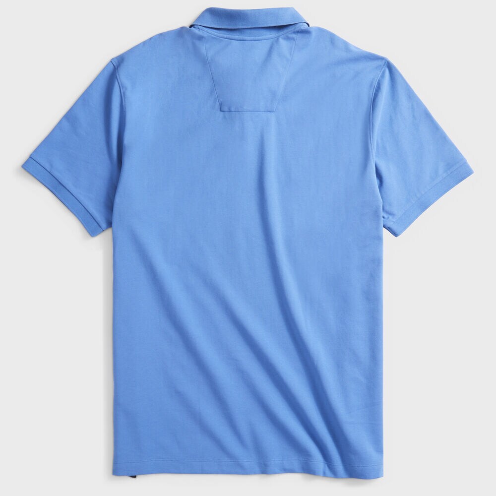 BIG & TALL STRETCH MESH POLO,Nite Sea Heather,large
