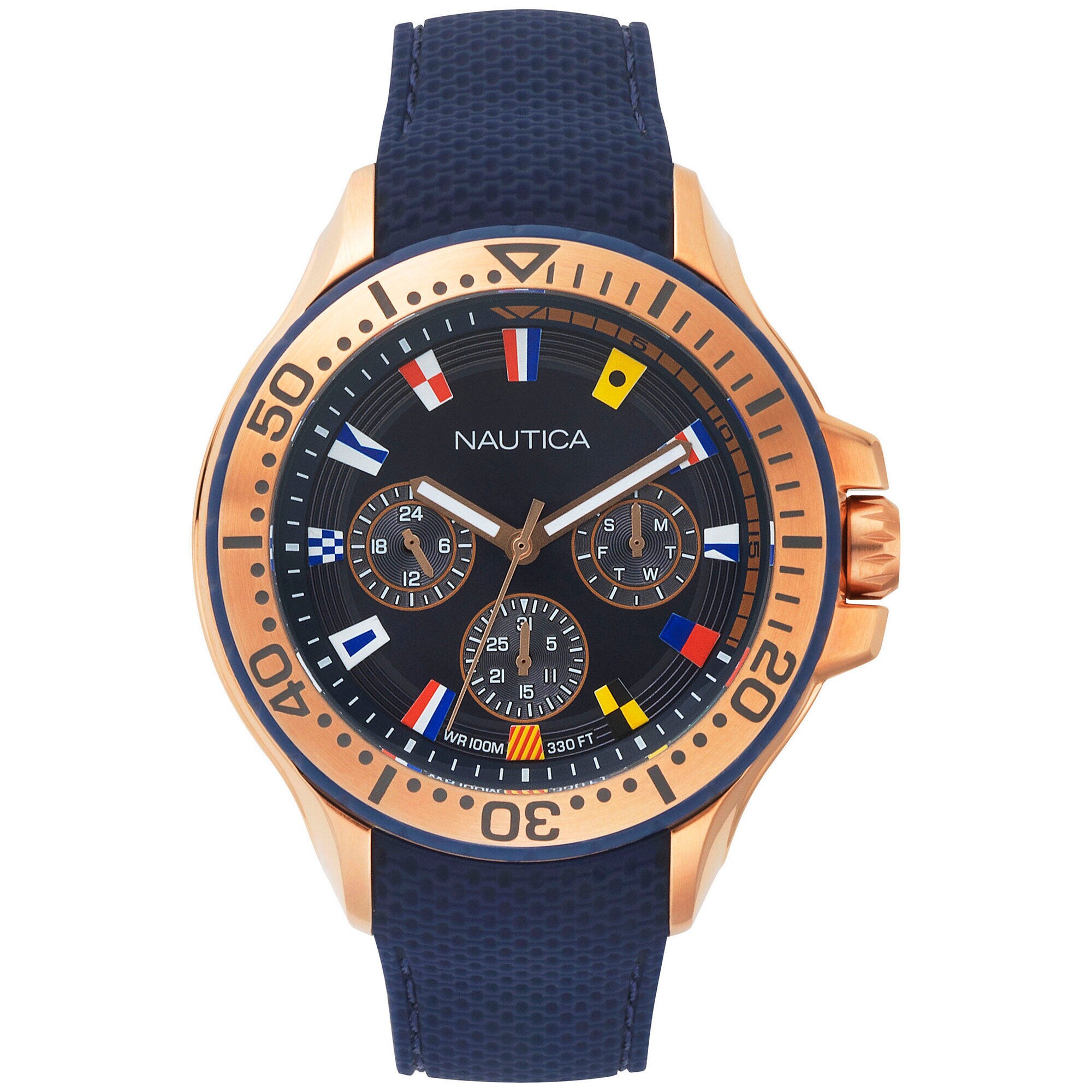 Auckland Multifunction Watch - Blue,Ice Blue,large