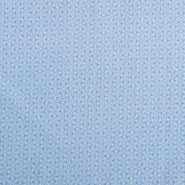 Geo Floral Blue Full Sheet Set