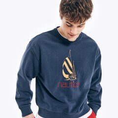 REISSUE CREWNECK SWEATER,Peacoat,large