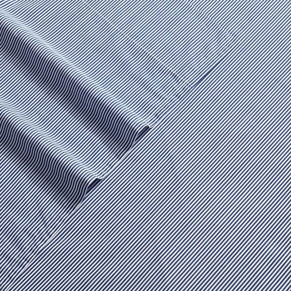 Penny Pinstripe Navy King Sheet Set
