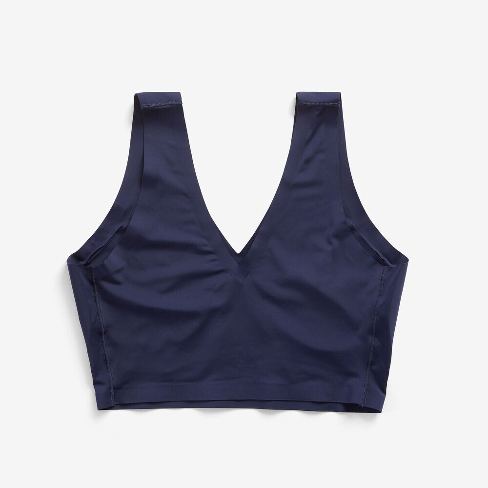 SEAMLESS LOGO BRALETTES, 2-PACK,Navy,large