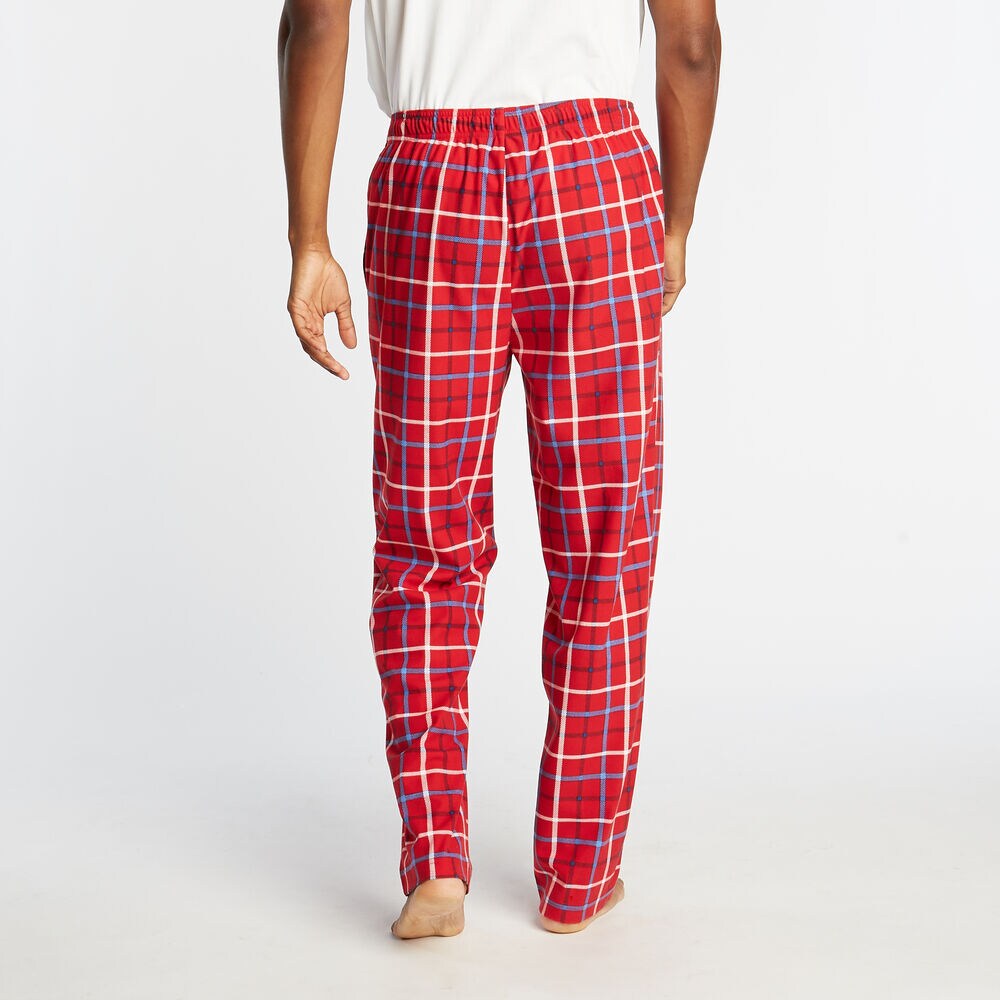 COZY FLEECE PLAID SLEEP PANT,Nautica Red,large