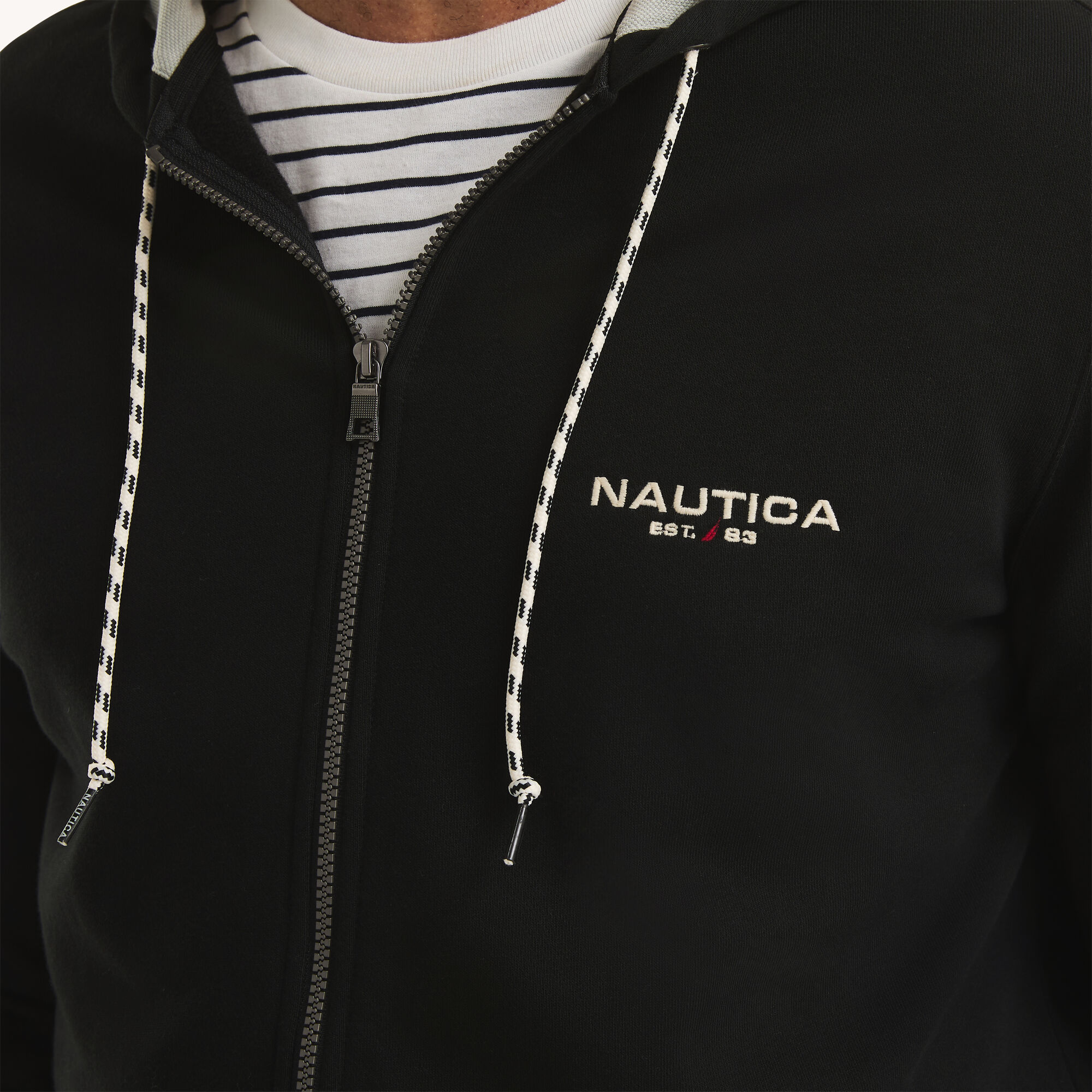 Big & Tall Full-Zip Fleece Hoodie | Nautica