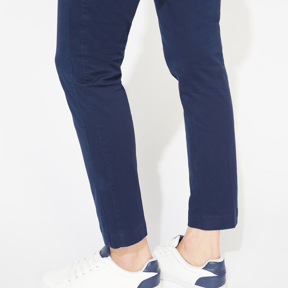 SLIM FIT ANKLE CHINOS,Stellar Blue Heather,large