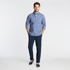 CLASSIC FIT WRINKLE-RESISTANT PLAID SHIRT,Limoges,large